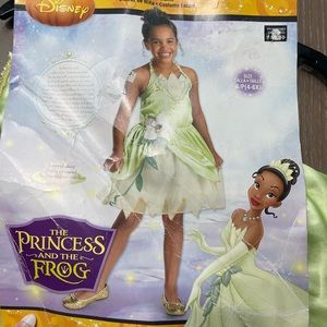 Disguise The Princess and the Frog Tiana child costume. Nwt small 4-6X